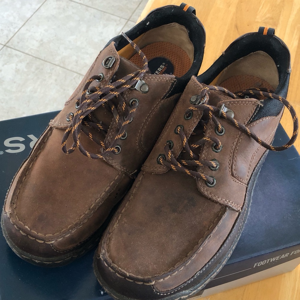 Men’s Dockers Brawl brown tie shoes